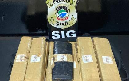 Homem é preso  com 10 kg de maconha