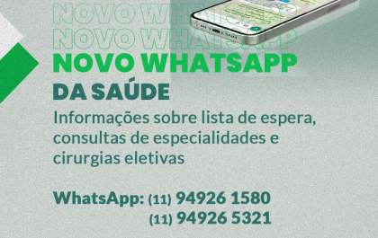 Saúde de Araçatuba disponibiliza WhatsApp para atendimento aos usuários