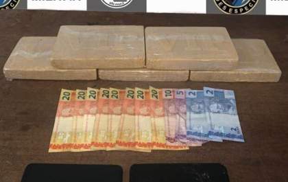 Homem é preso pelo Baep com 5 quilos de pasta base de cocaína