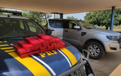 PRF carregamento de cocaína em Água Clara