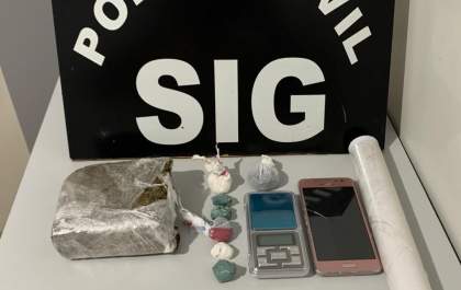 Policia Civil&nbsp; fecha boca de fumo em Nova Andradina