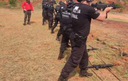 Policiais penais concluem capacitação em Armamento e Tiro, Vigilância e Escolta em Três Lagoas
