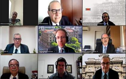 Justiça de Araçatuba recebe visita telepresencial 'Memória TJ-SP'
