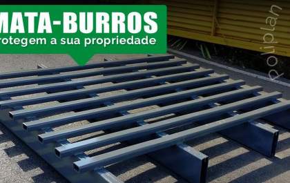 Mata-burro metálico para sua propriedade: mais resistência e maior segurança