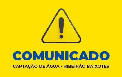 Pane elétrica interrompe captação de água no ribeirão Baixotes, em Birigui
