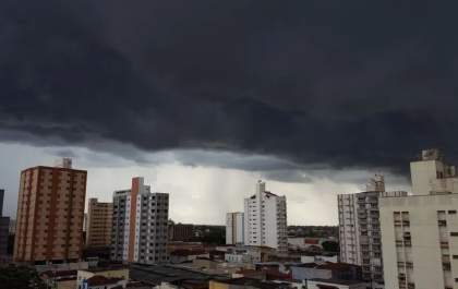 Defesa Civil emite alerta para chuvas fortes seguidas de raios, ventos e granizo no interior de SP