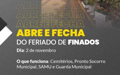 Confira o funcionamento dos órgãos públicos de Araçatuba neste feriado