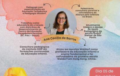 Iniciativa Waldorf realiza palestra sobre educação da criança contemporânea