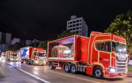 Shopping Três Lagoas abre o itinerário da Caravana de Natal Coca-Cola