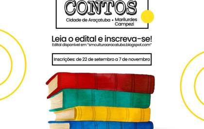 Concurso Nacional de Contos de Araçatuba recebeu 171 inscrições