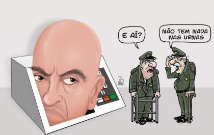 Charge: Fiscalização das urnas