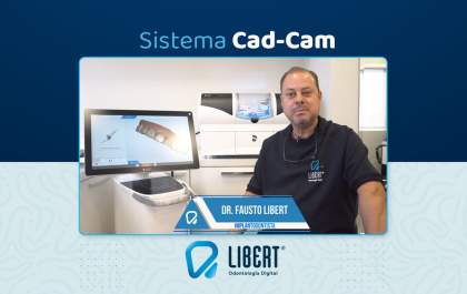 Sistema CAD CAM, tratamento rápido, confortável e sem massa para moldagem