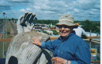 Artista plástica que construiu o Cristo de Três Lagoas morre aos 97 anos