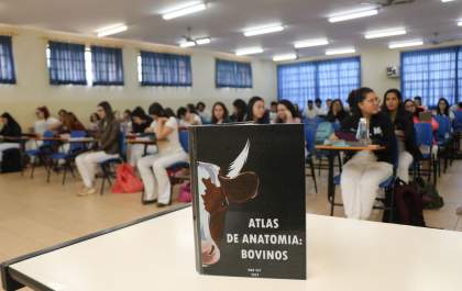 Acadêmicos de Veterinária desenvolvem Atlas de Anatomia de Bovinos feito à mão