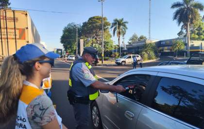 Mais de 1,5 mil motoristas são abordados em mega operação contra embriaguez na Rondon