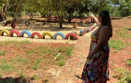 Inovando em Educação, Escola Maria Dauria implanta Jardim Sensorial e Parque de Brinquedos Não Estruturados
