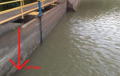 Prefeitura de Guararapes alerta para a baixa do nível da represa