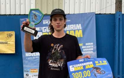 Araçatubense se destaca em competição de BMX Jam
