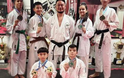 Caratecas de Araçatuba conquistam sete medalhas em campeonato brasileiro
