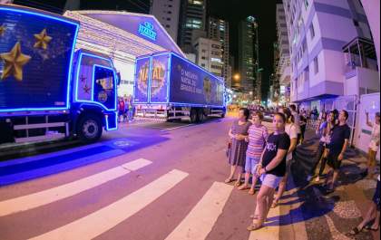 Araçatuba recebe Carreata de Natal Havan nesta terça