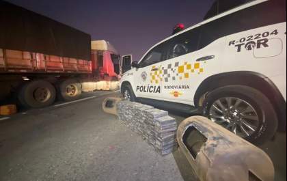 Dois homens são presos por tráfico de droga com mais de 110 kg de cocaína, em Presidente Prudente