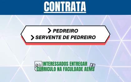 Confira: Aems está com oportunidades de emprego