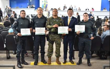 Policiais Militares recebem menção honrosa por ato de bravura em acidente na MS-080