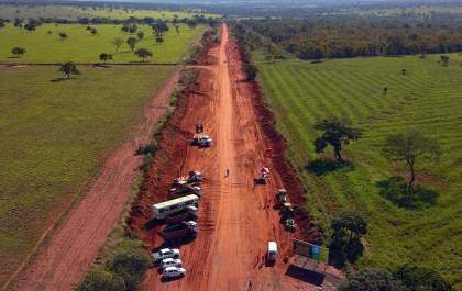 Prefeitura de TL, a pedido da Agesul, alerta para obras na MS-320 e pede atenção redobrada dos motoristas