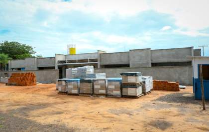 Construção do novo Centro de Educação Infantil Santa Luzia já está 50% realizada