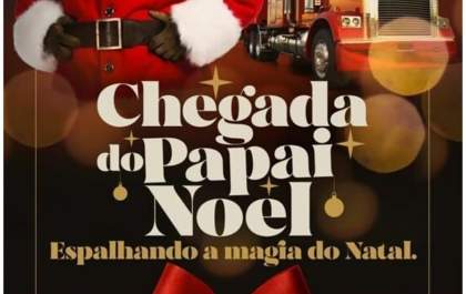 Papai Noel chegará nesta sexta-feira em Castilho na carreta Batidão da Alegria