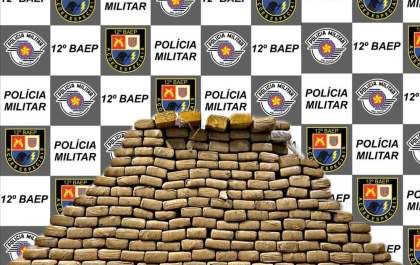 Baep prende homem com 176 quilos de maconha