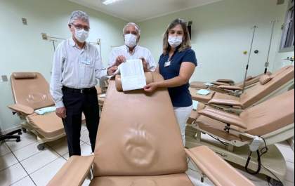 Santa Casa atinge meta na campanha para troca das poltronas do CTO