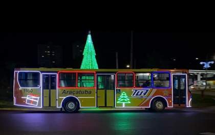 TUA volta a circular com o 'Ônibus de Natal'