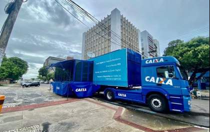 Caminhão 'Você no Azul' oferece serviço para regularizar dívidas em Birigui
