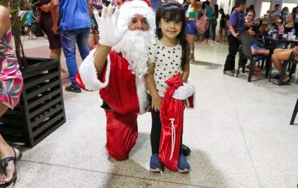 Feira Central será palco da tradicional chegada do Papai Noel nesta quarta-feira (14)