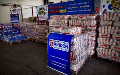 Fundo Social recebe 21 toneladas de alimentos dos Supermercados Rondon