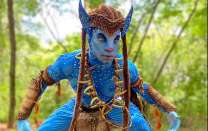 Shopping realiza ação para marcar pré-estreia de Avatar em Araçatuba