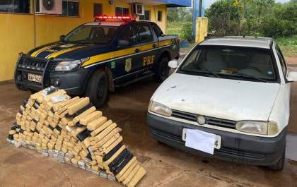 PRF apreende 230 Kg de maconha, carregadores e munições que estavam a caminho de Três Lagoas