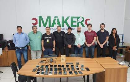 Drone e celulares interceptados na penitenciária de Três Lagoas serão utilizados em aulas de tecnologia do IFMS