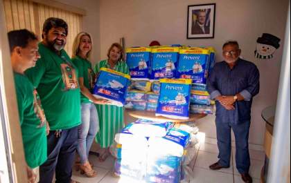 Fundo Social de Araçatuba recebe doações de fraldas geriátricas