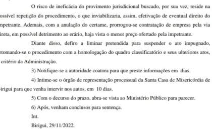 Empresa vencedora nega irregularidade em licitação na Santa Casa de Birigui