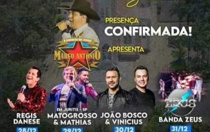 Glicério realiza shows gratuitos em comemoração a aniversário