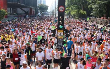 Pelé é homenageado na corrida de São Silvestre