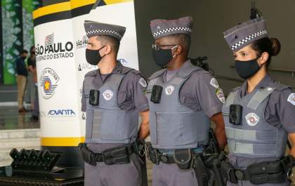 Câmeras corporais continuarão a ser utilizadas pela PM em São Paulo