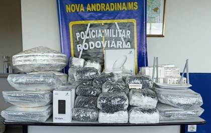 Polícia Militar Rodoviária apreende R$ 25 mil em carga contrabandeada em Nova Andradina