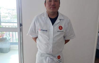 Brasileiro participa da copa do mundo do sushi, no Japão