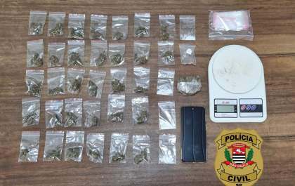 Polícia Civil de Birigui prende jovem com maconha e cocaína