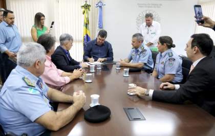 Governador empossa novo comandante da PM e delegado-geral da Polícia Civil