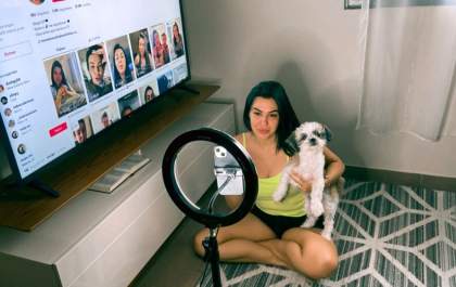 Tiktoker de Birigui atinge mais de um milhão de seguidores na rede social