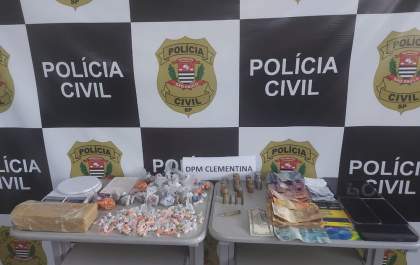 Polícia Civil prende jovem com maconha e crack em Clementina